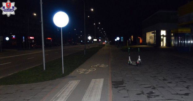 Wypadek z udziałem pieszej i kierującej hulajnogą