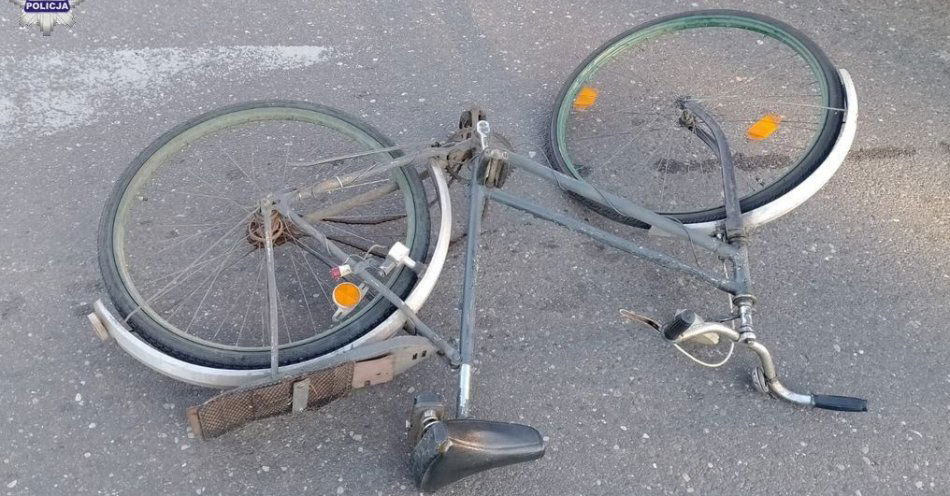 zdjęcie: Potrącenie rowerzysty na przejeździe rowerowym / fot. KPP Parczew