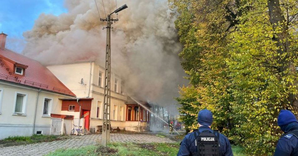 zdjęcie: W pożarze w Cygusach zginął mężczyzna / fot. KPP w Sztumie