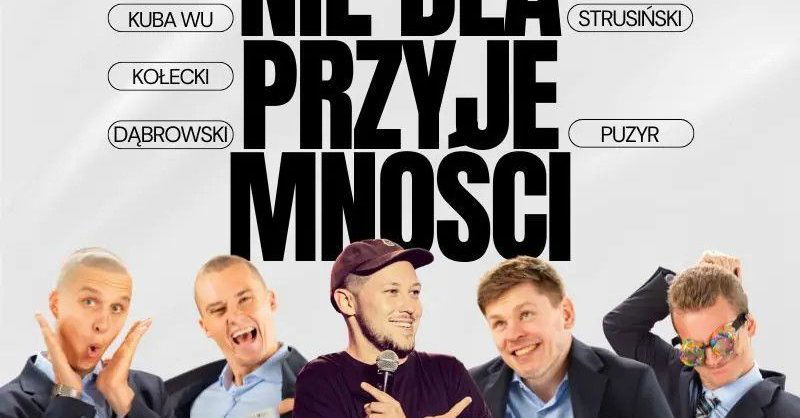 zdjęcie: Bartek Strusiński, Kuba Wu, Filip Puzyr i Tomek Kołecki komentują . / kupbilecik24.pl / Bartek Strusiński, Kuba Wu, Filip Puzyr i Tomek Kołecki komentują .