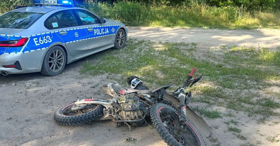 zdjęcie: Jechał motocyklem po alkoholu - niebezpieczna ucieczka przerwana przez policjantów / fot. KPP Międzyrzecz