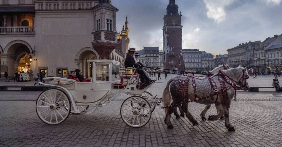 zdjęcie: Dorożki konne wśród tematów kampanii wyborczej / fot. PAP