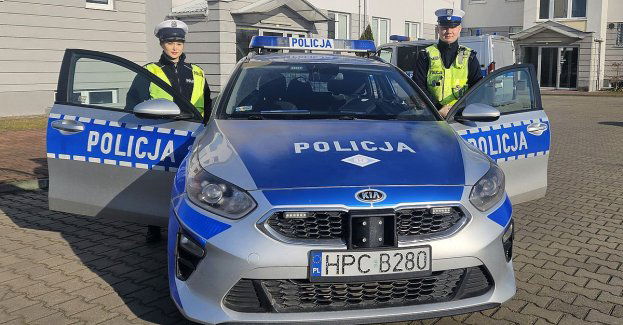 W szybkim dotarciu do szpitala pomogli policjanci