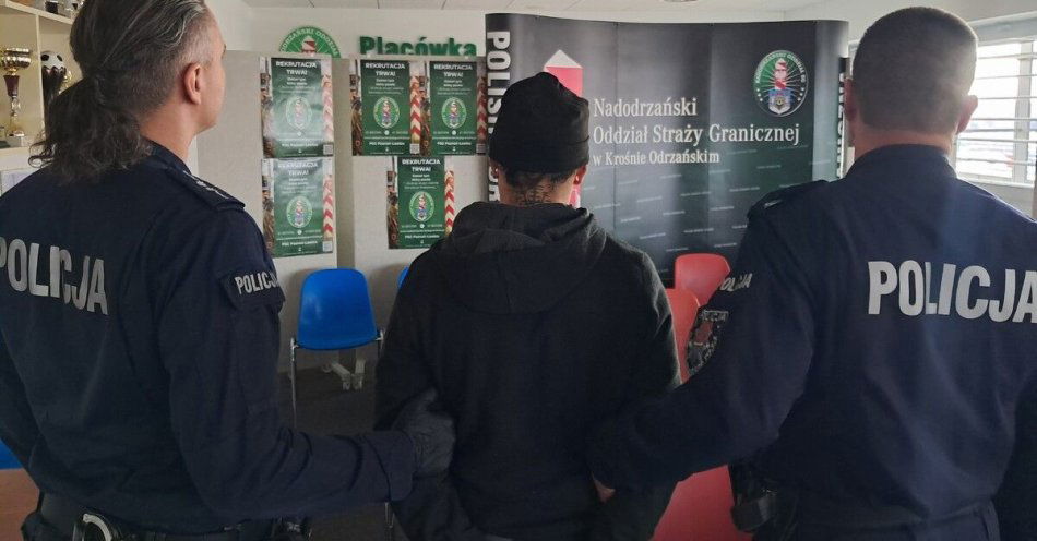 zdjęcie: Argentyńczyk zatrzymany i deportowany po odmowie pobytu / fot. KPP Grodzisk Wielkopolski