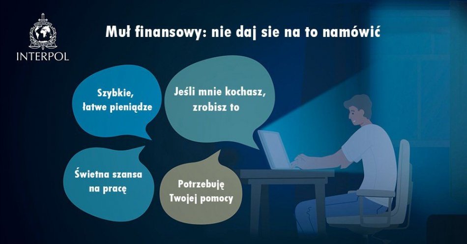 zdjęcie: #Twojekontotwojeprzestepstwo – kampania informacyjna dotycząca Mułów finansowych / fot. KPP w Świdnicy