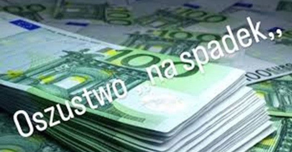 zdjęcie: Miał odziedziczyć ponad 11 mln dolarów i stracił 45 tys. zł / fot. KMP w Jastrzębiu Zdroju