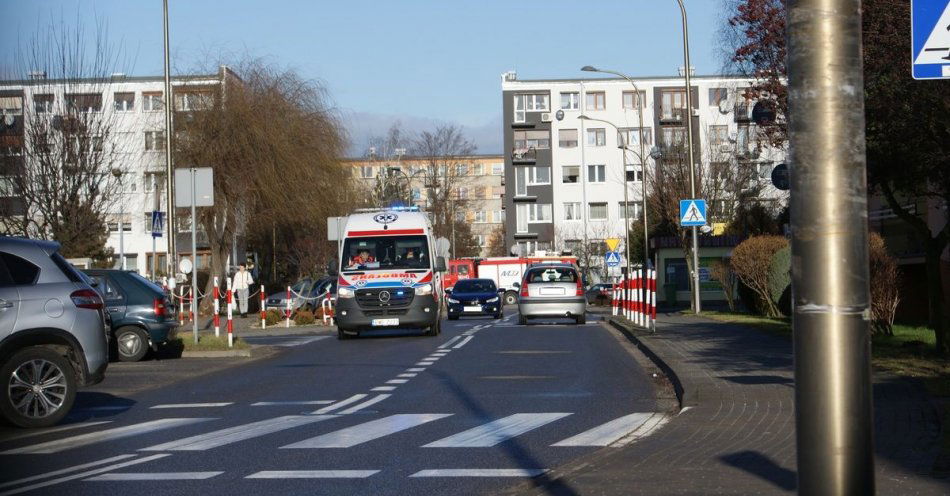 zdjęcie: Potrącenie pieszej – do szpitala trafiła kobieta / fot. KPP w Wieruszowie