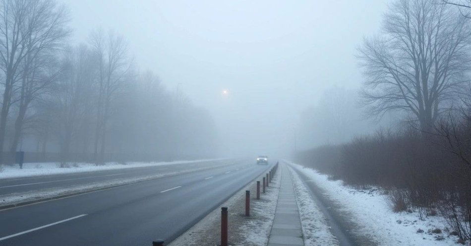 zdjęcie: Mgła i gołoledź na drogach Uwaga kierowcy i piesi / TM/ przykładowa ilustracja
