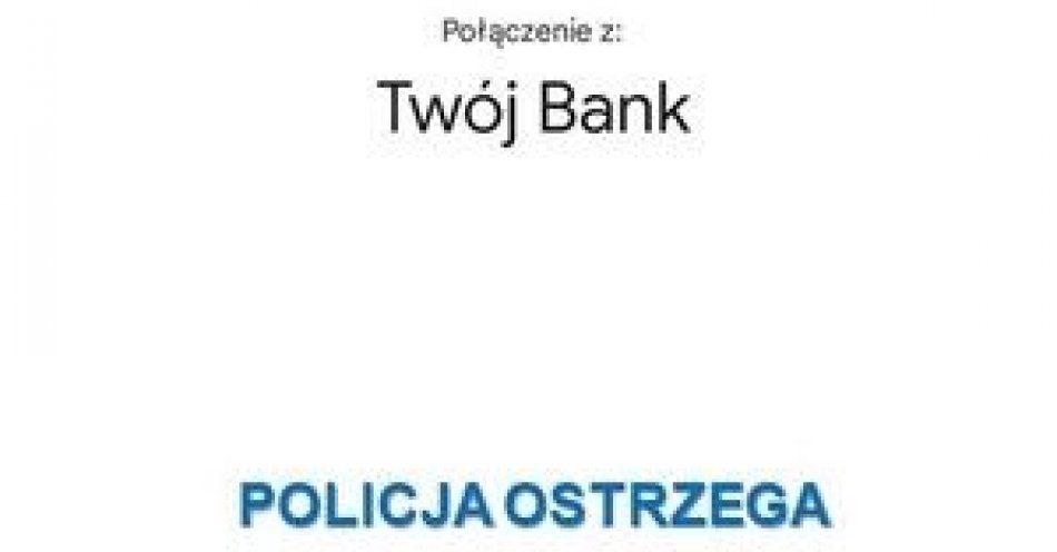 zdjęcie: Oszukany na „pracownika banku” / fot. KPP w Makowie Mazowieckim