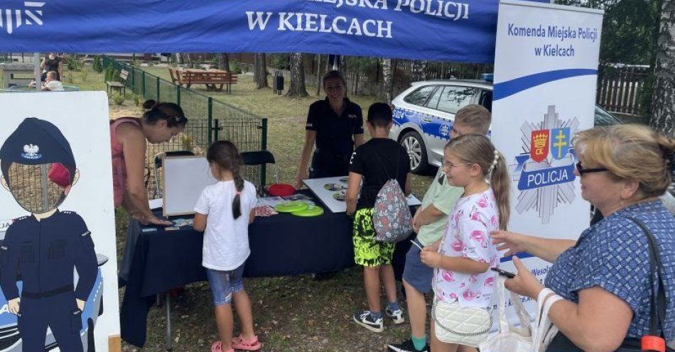 zdjęcie: Edukacja na zakończenie wakacji / fot. KMP Kielce