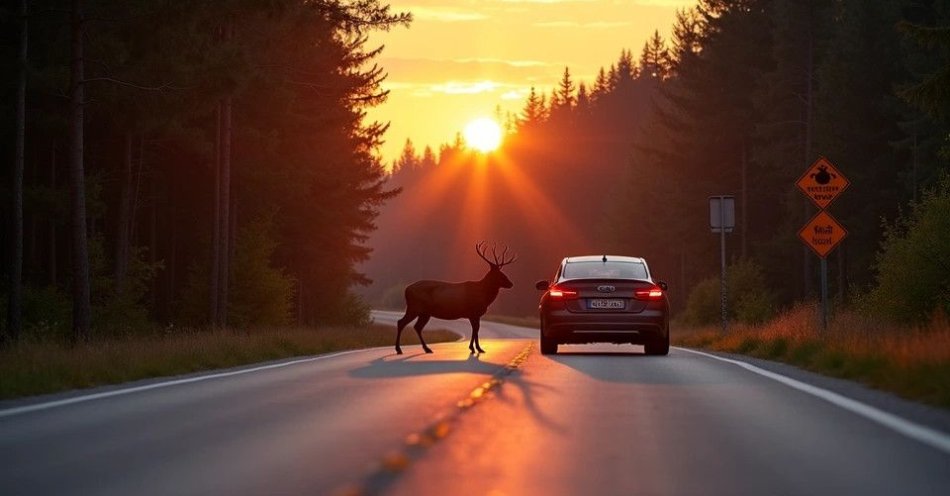 zdjęcie: Kętrzyn: Kierowco zwolnij, uwaga na zwierzynę leśną / TM/ przykładowa ilustracja