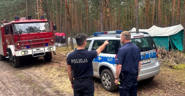 Próbna ewakuacja obozu harcerskiego w Janowicach