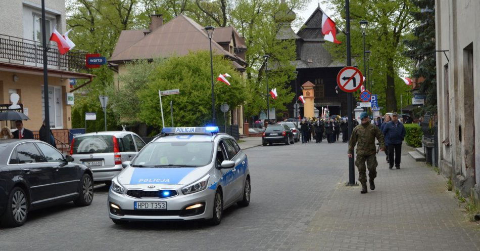 zdjęcie: Obchody uchwalenia Konstytucji 3 Maja / fot. KPP Tomaszów Lubelski