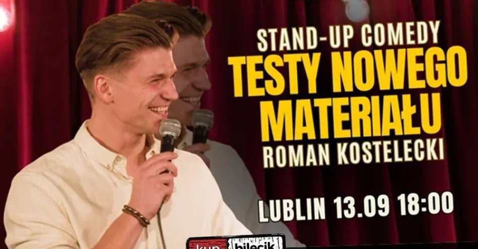 zdjęcie: Testy nowego materiału Romana Kosteleckiego / kupbilecik24.pl / Testy nowego materiału Romana Kosteleckiego