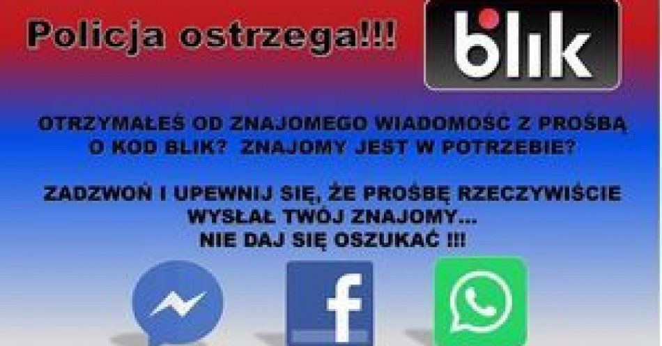 zdjęcie: Oszustwo metodą na znajomego z Facebooka / fot. KPP Włodawa