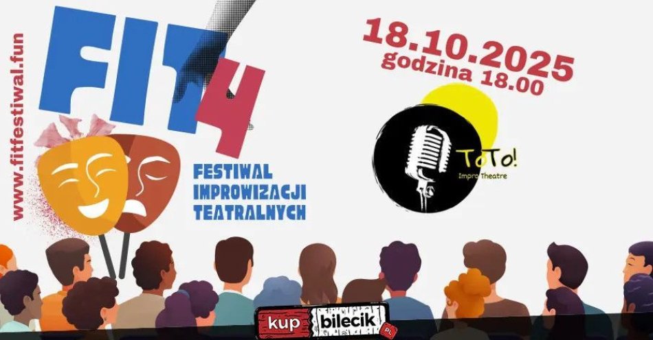 zdjęcie: ToTo Impro - Festiwal Improwizacji Teatralnych 2025 / kupbilecik24.pl / ToTo Impro - Festiwal Improwizacji Teatralnych 2025