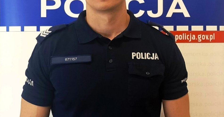 zdjęcie: Policjant po służbie zatrzymał poszukiwanego w Wąbrzeźnie / fot. KPP Wąbrzeźno