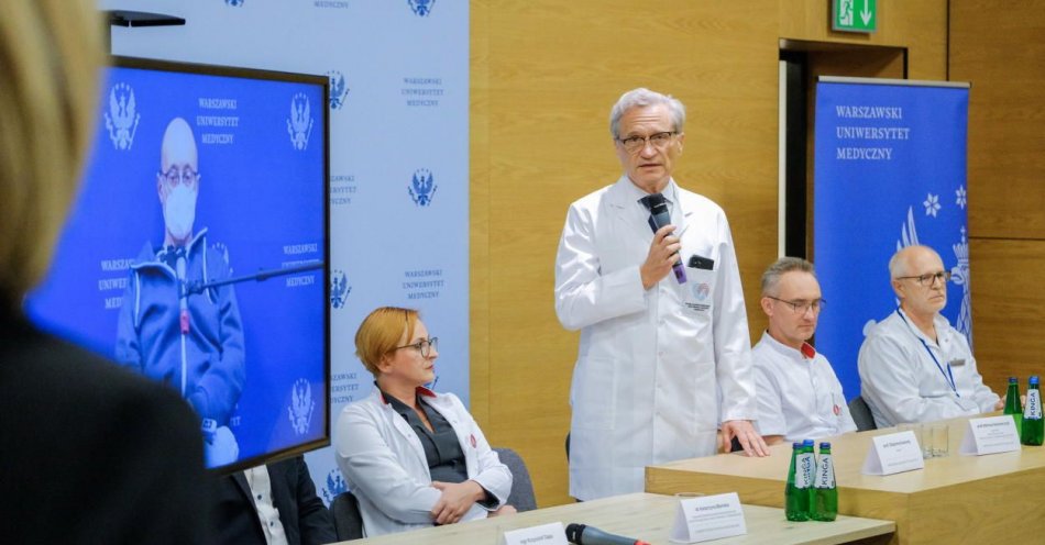 zdjęcie: Pierwszy przeszczep płuca na Warszawskim Uniwersytecie Medycznym / fot. PAP