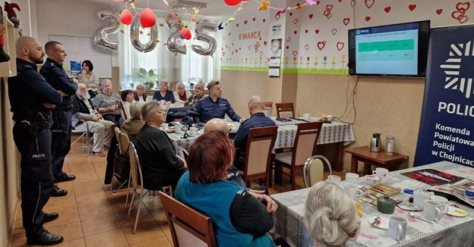 zdjęcie: We wtorek debata o bezpieczeństwie seniorów w Czersku / fot. KPP w Chojnicach