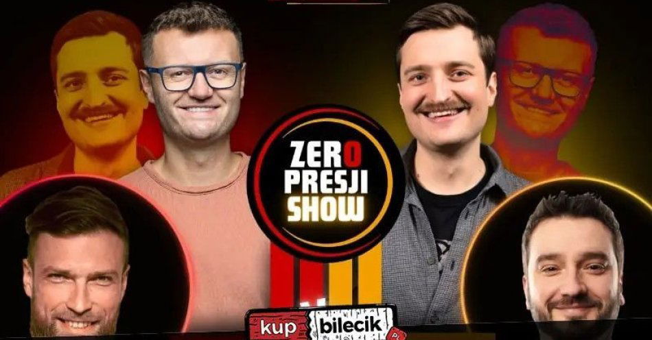 zdjęcie: Ruciński, Sikora, Tremiszewski + goście: Modzelewski, Wrona / kupbilecik24.pl / Ruciński, Sikora, Tremiszewski + goście: Modzelewski, Wrona