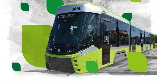 Pierwszy przejazd nową linią tramwajową