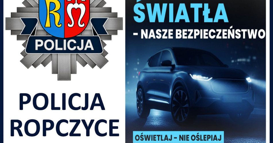 zdjęcie: Bezpłatna kontrola świateł w Ropczycach i okolicy / fot. KPP w Ropczycach