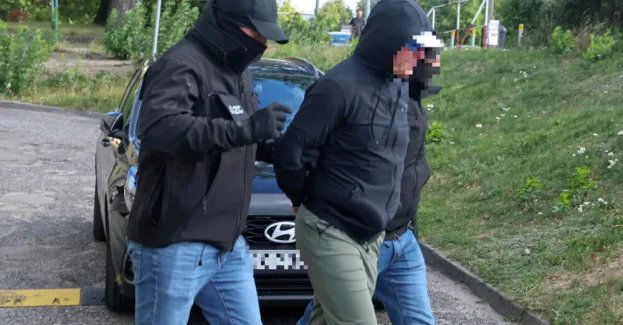 Roman Ż. doprowadzony do wydziału Prokuratury Krajowej w Katowicach w związku ze śledztwem Zondacrypto