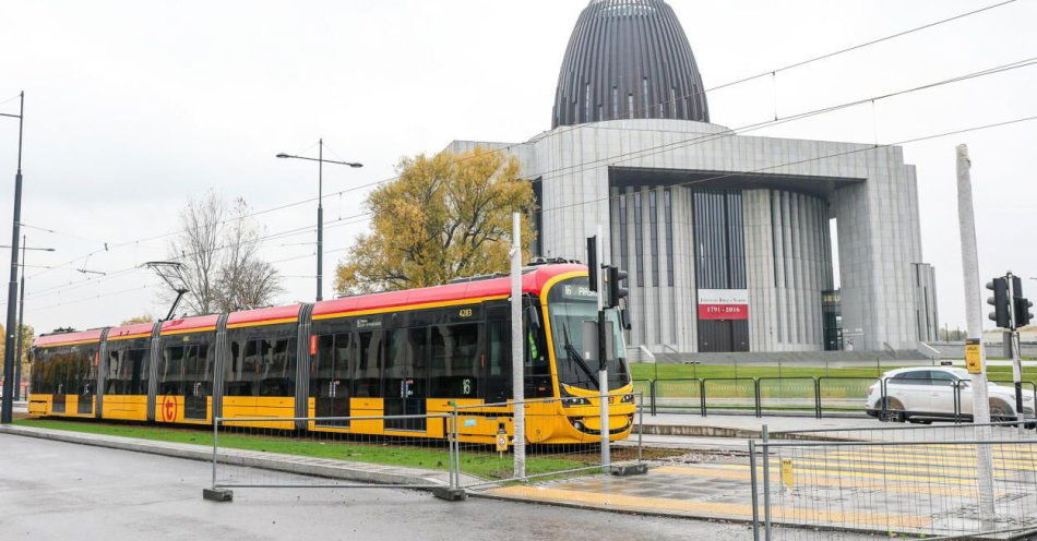 zdjęcie: Pół miliona pasażerów przewiozły tramwaje na trasie do Wilanowa / fot. PAP