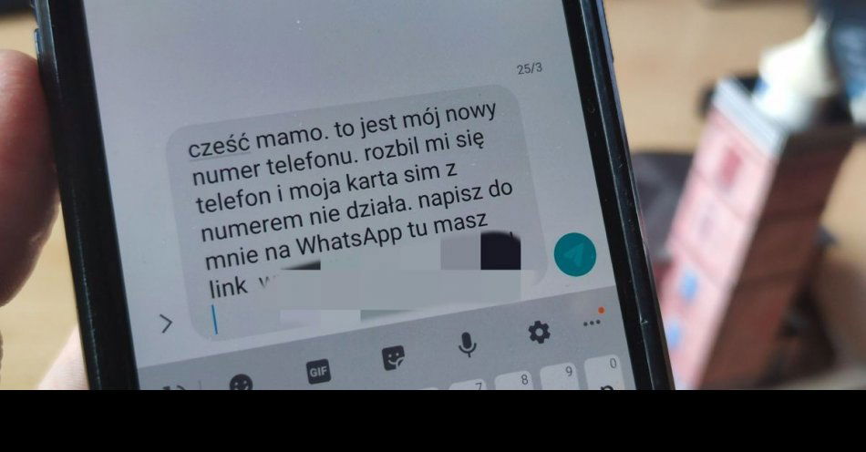 zdjęcie: Uwaga na nowy rodzaj oszustwa - sms do mamy / fot. KMP w Elblągu