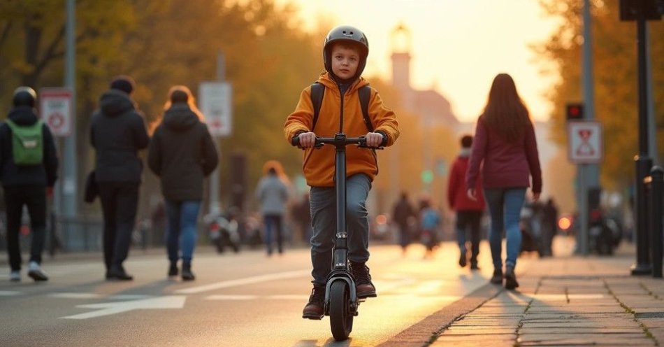 zdjęcie: Minimalny wiek 13 lat do kierowania hulajnogą elektryczną / TM/ przykładowa ilustracja