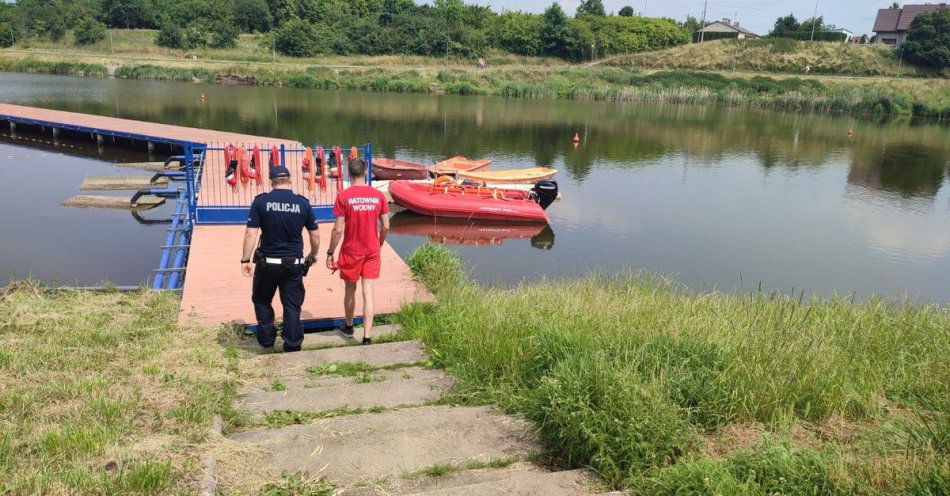 zdjęcie: Współpraca Policja-WOPR w Skierniewicach / fot. KMP w Skierniewicach