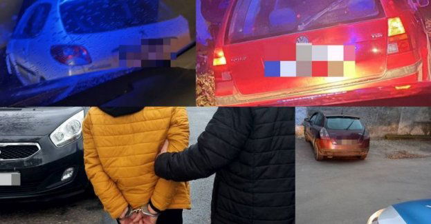 Czterech przestępców drogowych zatrzymanych przez policjantów z Kruszyna