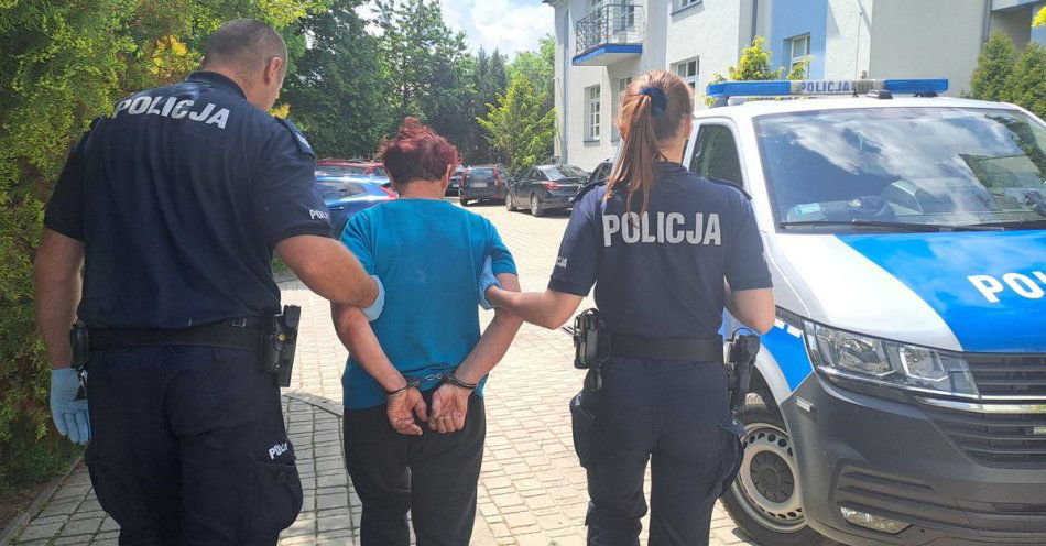 zdjęcie: Trzymiesięczny areszt dla 69-latki za znęcanie się nad mężem / fot. KPP Włodawa