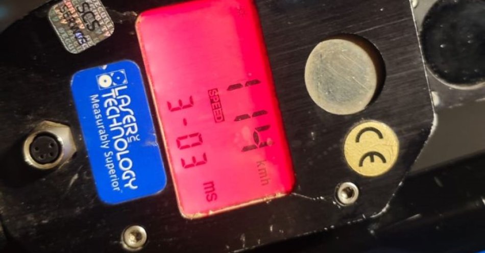 zdjęcie: Kontrole prędkości przy przejściach w Olsztynie / fot. KMP w Olsztynie