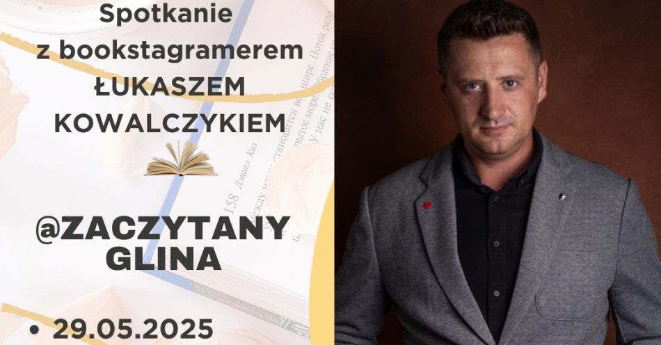zdjęcie: Spotkanie z bookstagramerem Zaczytanym gliną