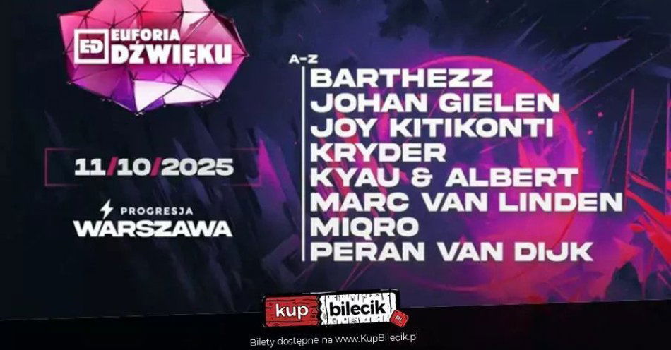 zdjęcie: Barthezz Johan Gielen Joy Kitikonti Kryder Kyau & Albert Marc Van Linden Miqro Peran Van Dijk / kupbilecik24.pl / Barthezz | Johan Gielen | Joy Kitikonti | Kryder | Kyau & Albert | Marc Van Linden | Miqro | Peran Van Dijk