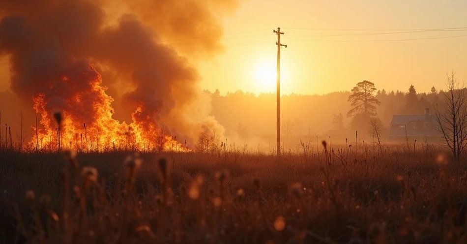 zdjęcie: Wypalanie traw grozi karą i więzieniem ostrzega policja / TM/ przykładowa ilustracja