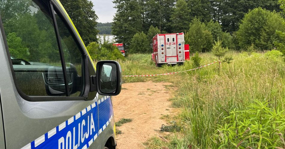 zdjęcie: Tragedia nad Jeziorem Małszewskim / fot. KPP w Szczytnie
