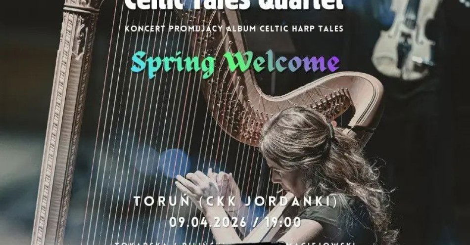 zdjęcie: Amelia Tokarska - Celtic Tales Quartet - Spring Welcome / kupbilecik24.pl / Amelia Tokarska - Celtic Tales Quartet - Spring Welcome