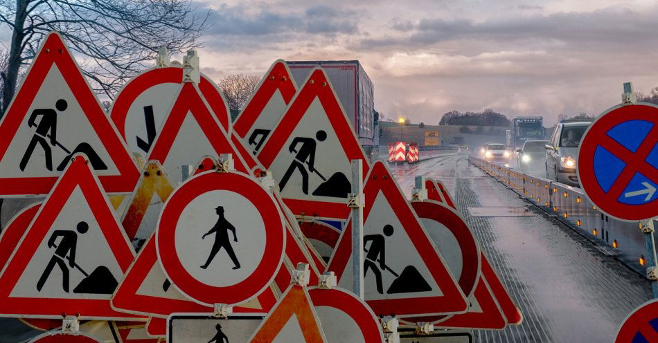 zdjęcie: Zablokowana S3 pod Zieloną Górą, samochód uderzył w przyczepę drogowców / pixabay/4364451