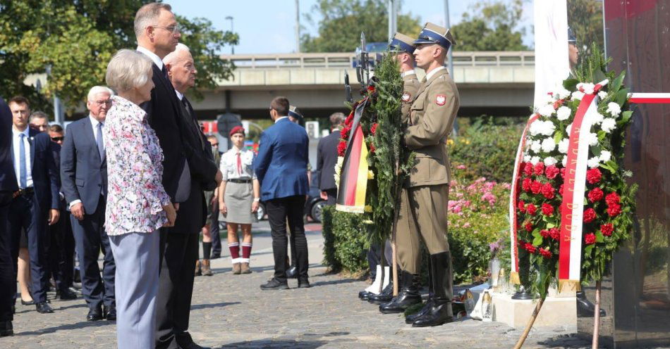 zdjęcie: Prezydenci Polski i Niemiec upamiętnili ofiary rzezi Woli / fot. PAP