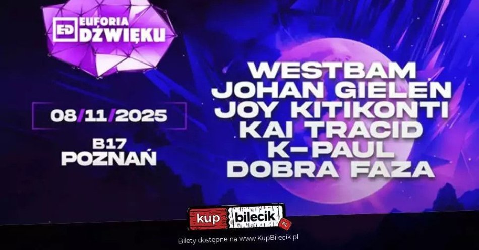 zdjęcie: WestbamJohan Gielen Joy Kitikonti Kai Tracid  K-Paul Dobra Faza / kupbilecik24.pl / Westbam | Johan Gielen | Joy Kitikonti | Kai Tracid | K-Paul | Dobra Faza
