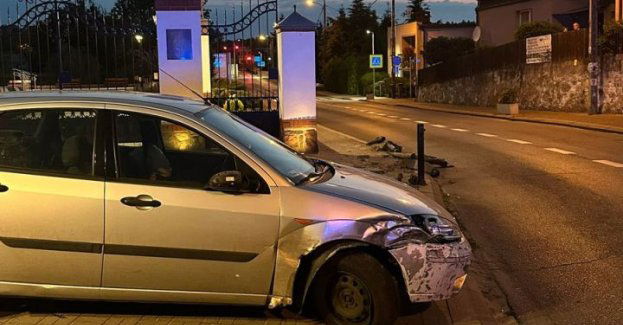 Pijany nie opanował auta, został zatrzymany