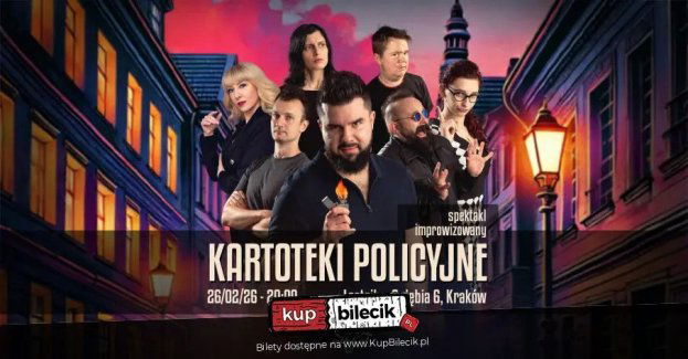 Kartoteki policyjne - improwizowany spektakl kryminalny