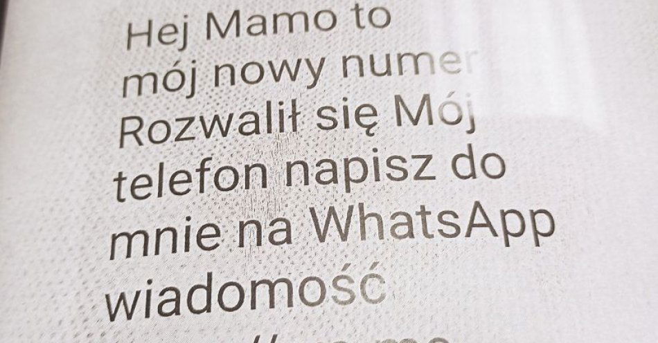 zdjęcie: Tato, mamo, zepsuł mi się telefon, to mój nowy numer….. Uważaj! To jest oszustwo / fot. KPP w Lubienie