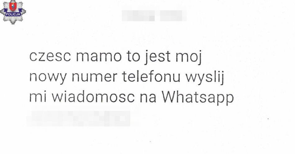 zdjęcie: Rzekoma córka okazała się oszustką / fot. KPP Hrubieszów