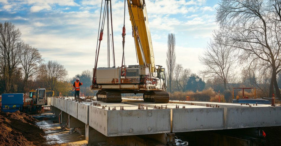 zdjęcie: Na Osobłodze w Krapkowicach oddano do użytku alternatywną przeprawę na DK45 / v50625272