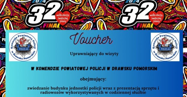 Drawska Policja zaprasza do wzięcia udziału w WOŚP 2024!