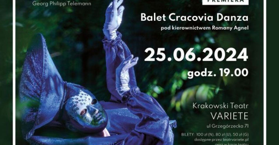 zdjęcie: Balet Cracovia Danza zaprasza na Muzykę na wodzie / fot. UM Kraków / Fot. materiały prasowe