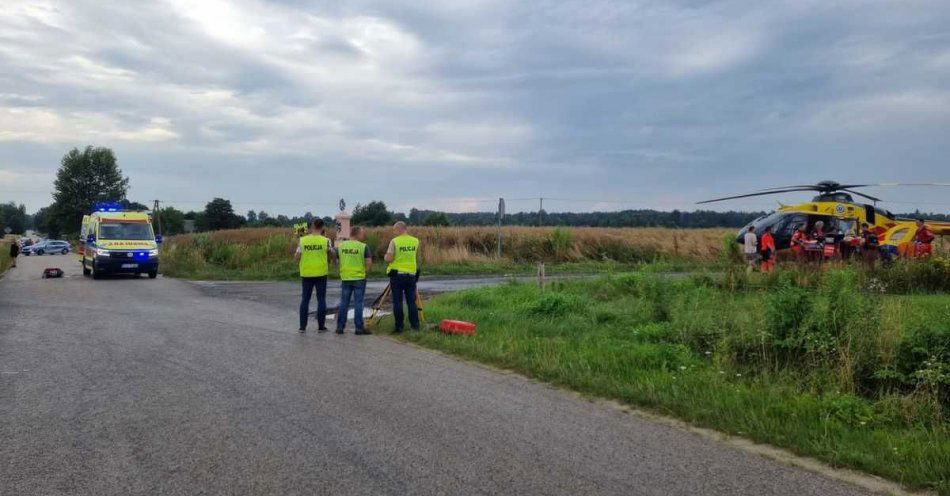 zdjęcie: Zginął rowerzysta / fot. KPP w Radomsku